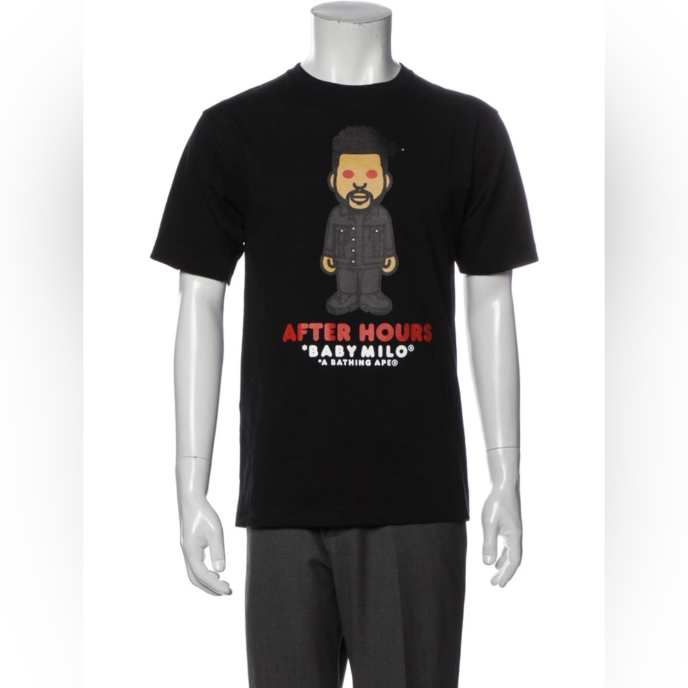 A Bathing Ape x The Weekend After Hours Baby Milo T Shirt Sz XL Run Small/Fitted